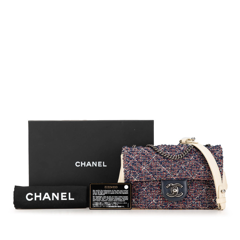 Pre-Loved Chanel Mini Rectangular Tweed Single Flap - Picture 8 of 8